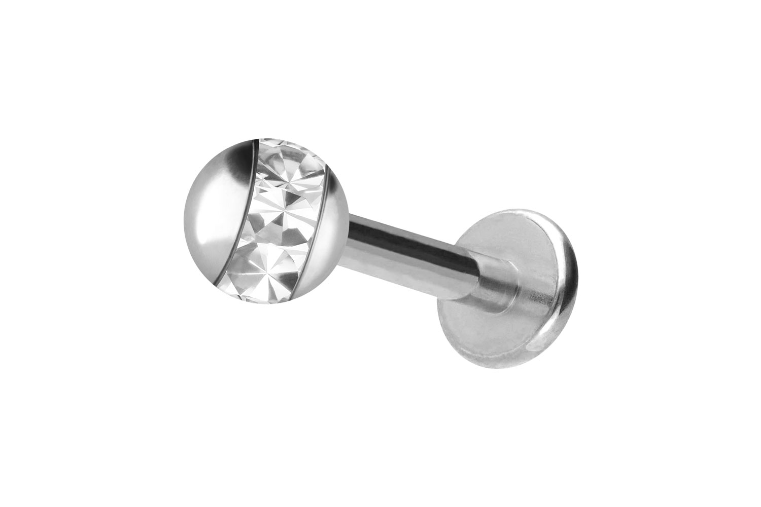 Chirurgenstahl Labret Piercing EPOXY-RING-KUGEL